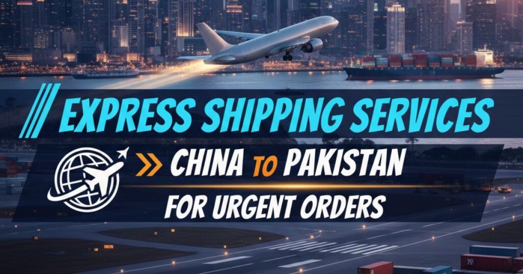 Shipping Services from China to Pakistan