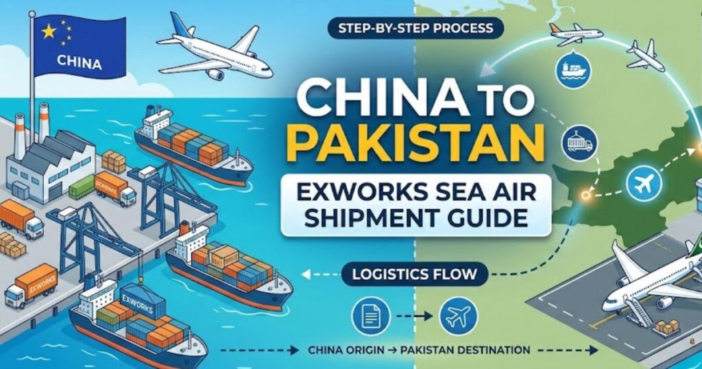 China to Pakistan Exworks Sea Air Shipment Guide