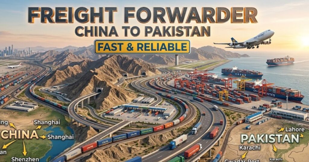 Freight Forwarder China to Pakistan Fast & Reliable