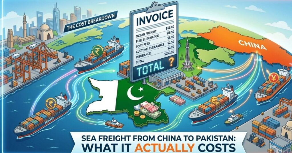 Sea Freight from China to Pakistan: What It Actually Costs